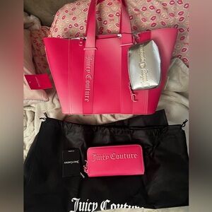 Brand New Stunning Juicy Tote and Wallet